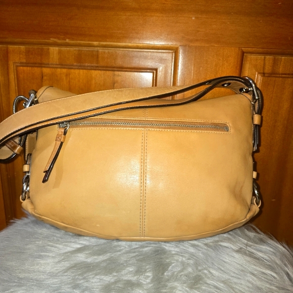 Coach legacy leather adjustable strap bag camel - Picture 3 of 5